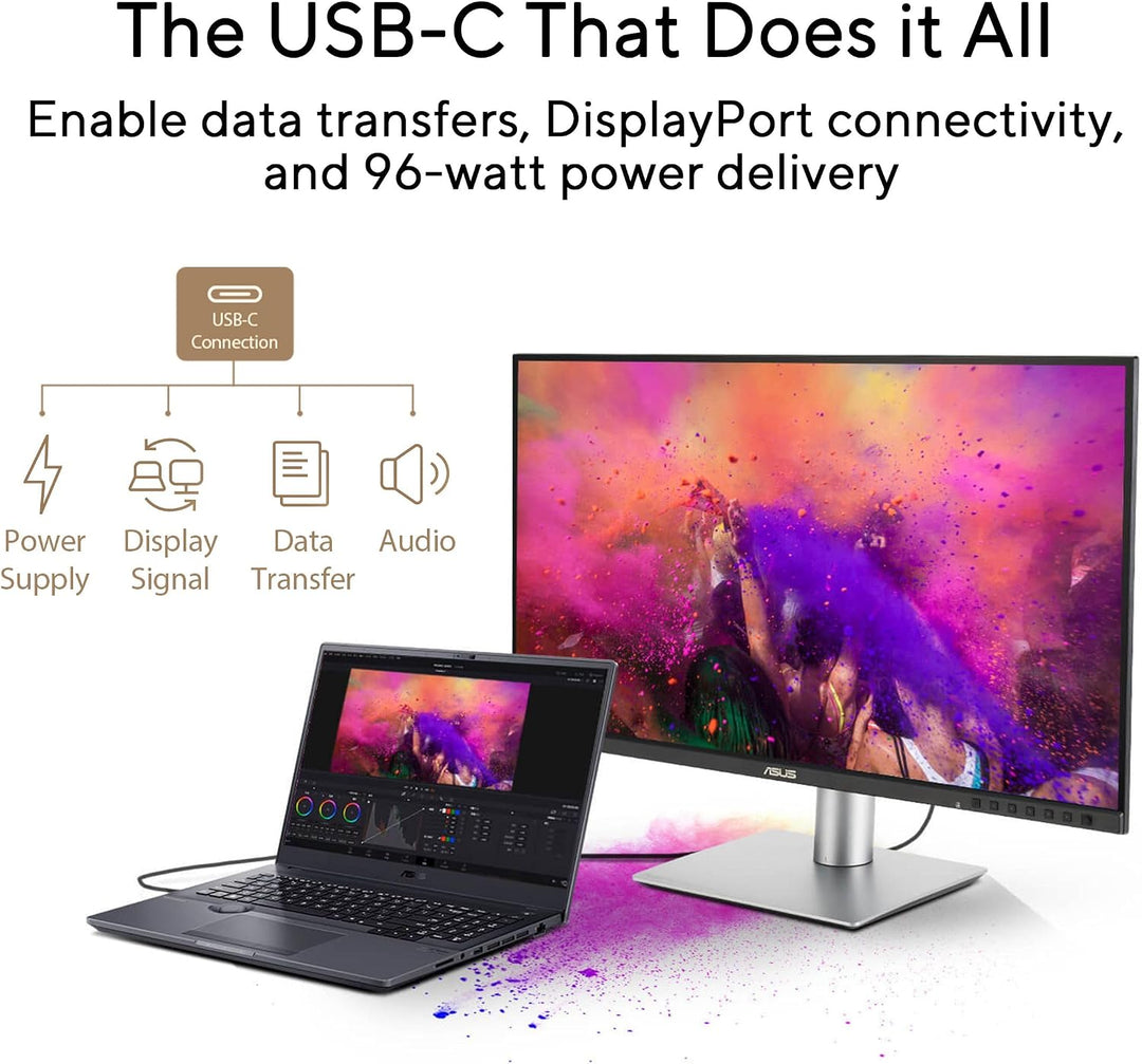 ASUS ProArt PA278CGRV Monitor profesional USB-C de 27 pulgadas 1440...