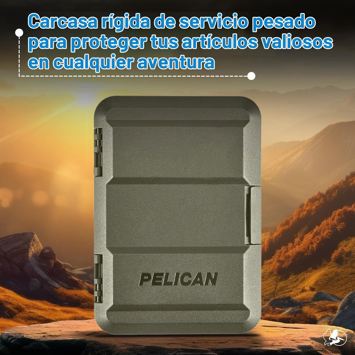 Pelican MagSafe Wallet para iPhone - Cartera magnética delgada para