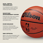 WILSON Balones de baloncesto para interiores y exteriores auténticos de la NBA - Tamaño 3, tamaño 6 y tamaño 7