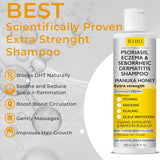 Champú antifúngico para psoriasis, eczema, champú para dermatitis s...