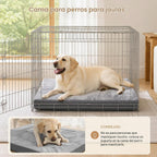 Cojín lavable de gran tamaño impermeable del cajón de la cama del perro al