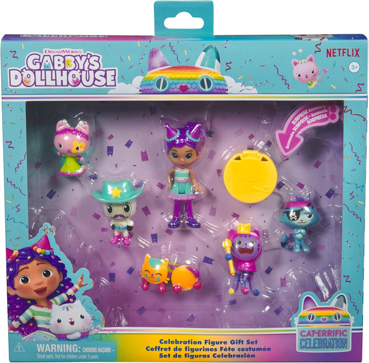Gabby's Dollhouse, figuras temáticas de celebración con Gabby G...