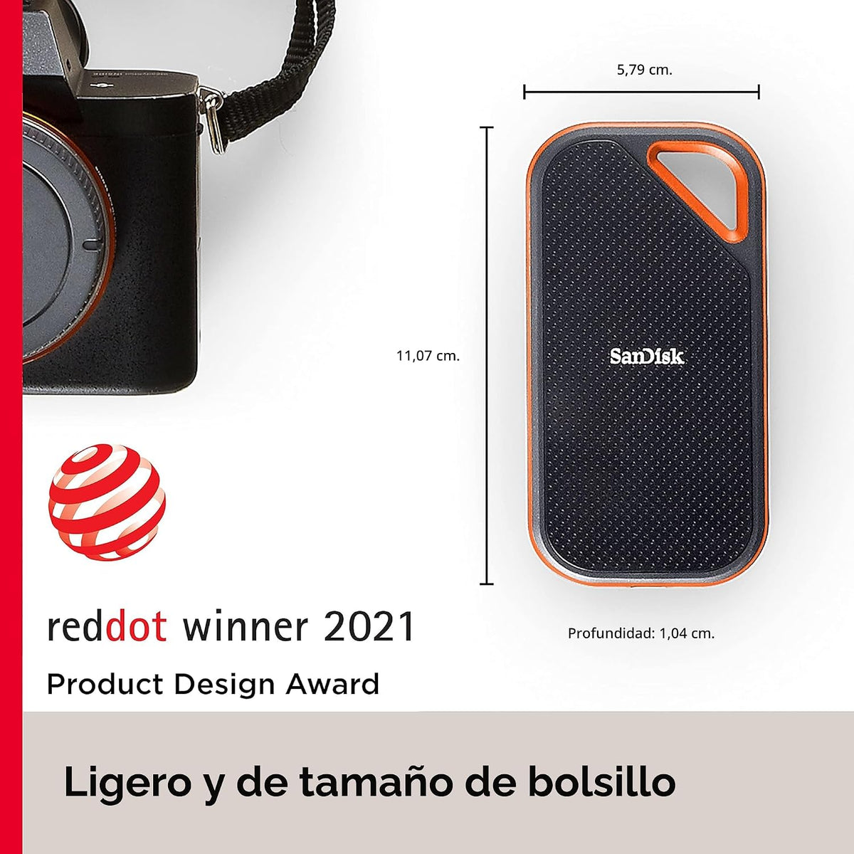 SanDisk SSD portátil Extreme PRO de 1 TB - Hasta 2000 MB\/s - USB-C...