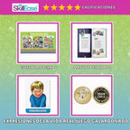SkillEase Happy or Not, Bingo Emociones y Sentimientos Actividad para Habilidades Sociales, Actividades de Aprendizaje Social Emocional, Juego de Terapia y Consejería para Niños, Juego de Terapia del Habla,