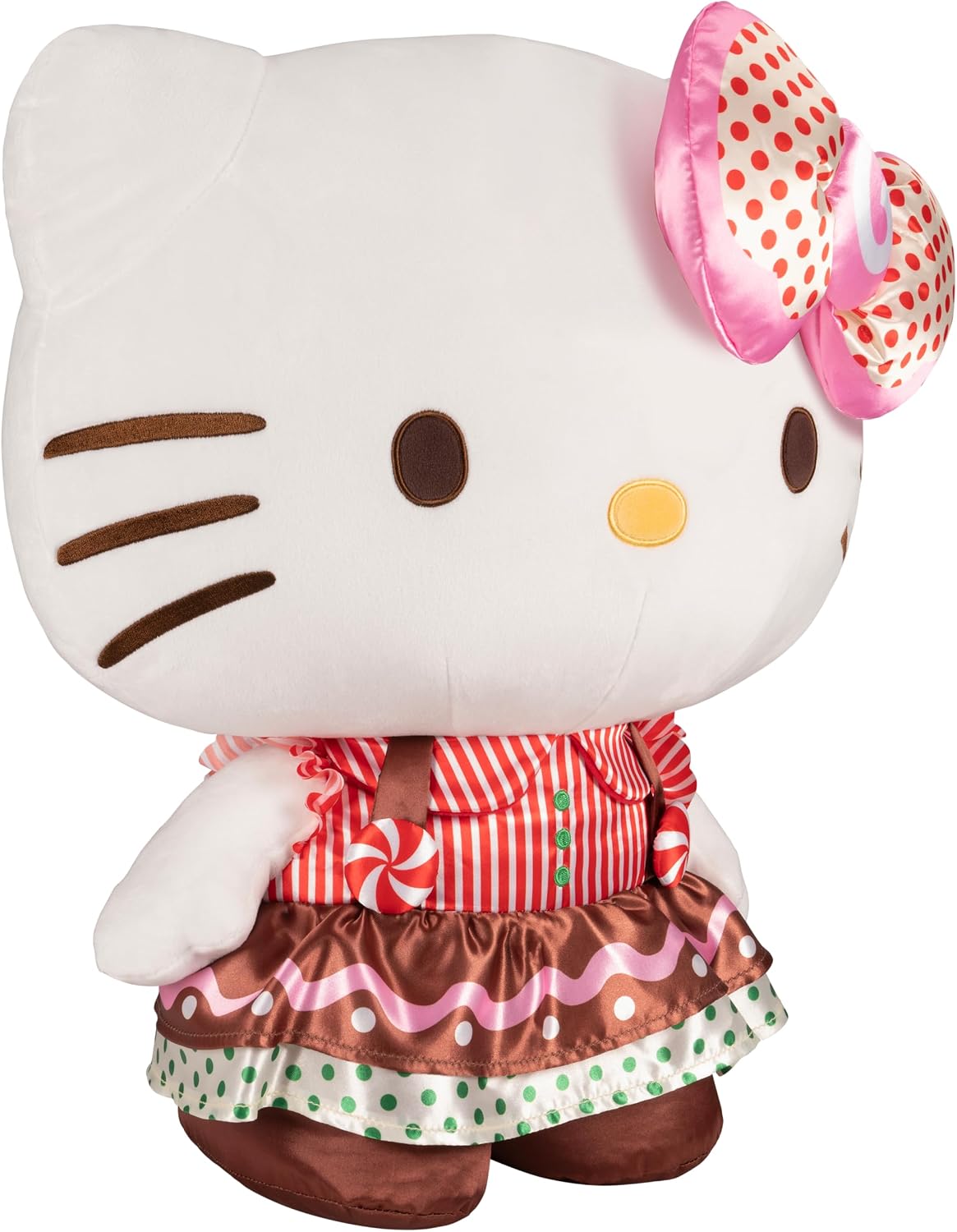 Jazwares Hello Kitty® Peluche Navideño de 24 pulgadas - Producto oficial con licencia Sanrio para edades 6+