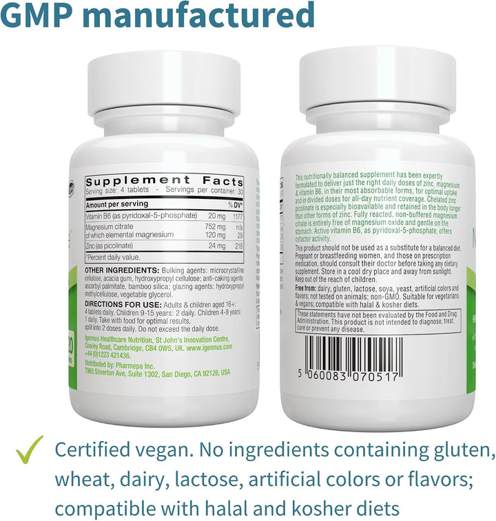 Neurobalance + multivitamínico y minerales para hombres paquete veg...