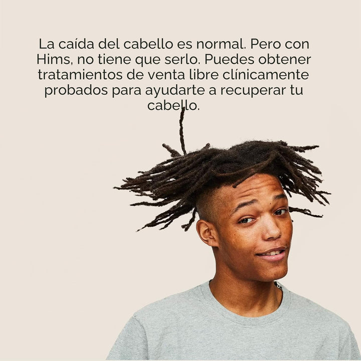 Hims - Tratamiento de crecimiento del cabello, solución tópica de m...