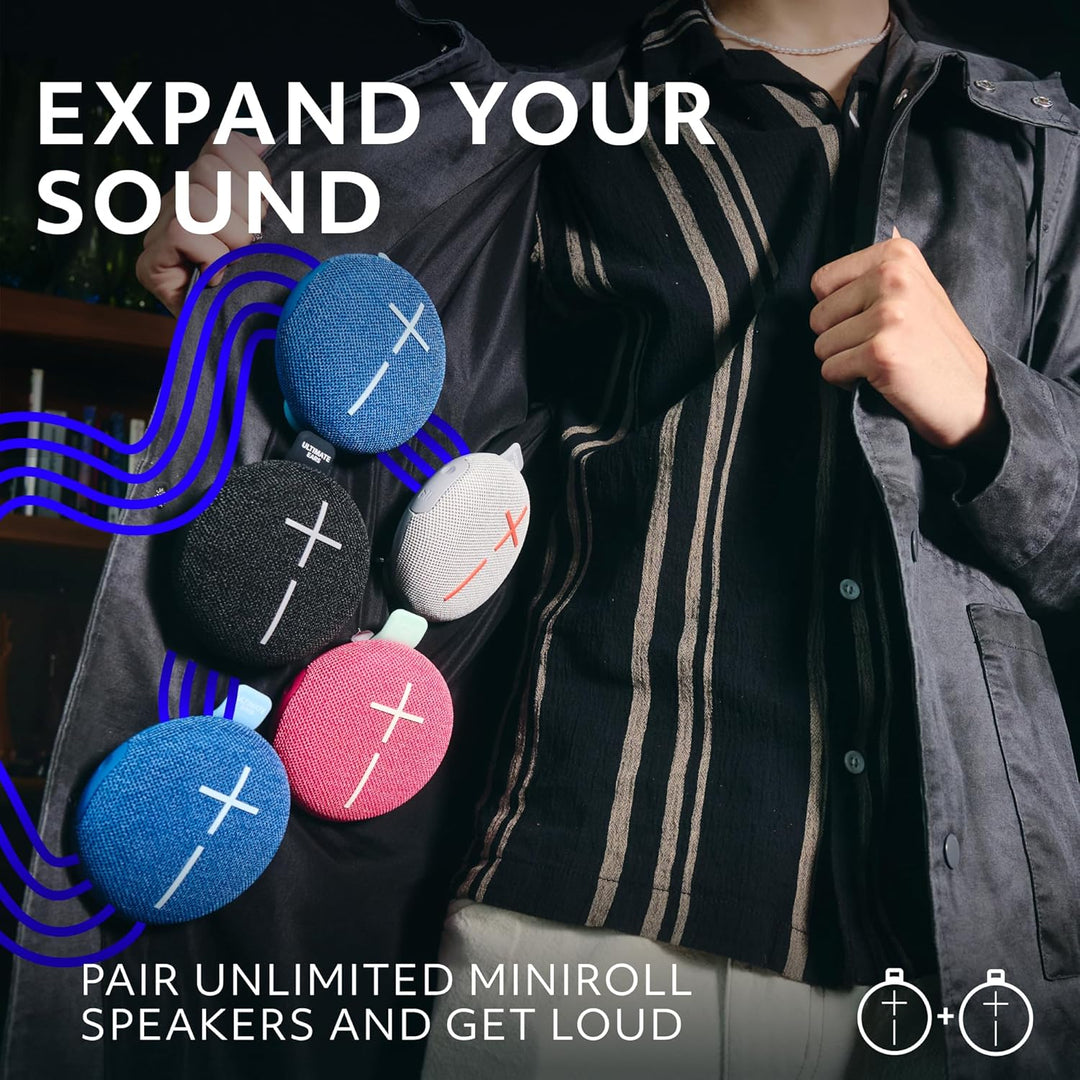 Ultimate Ears MINIROLL Altavoz Bluetooth ultra portátil impermeable...