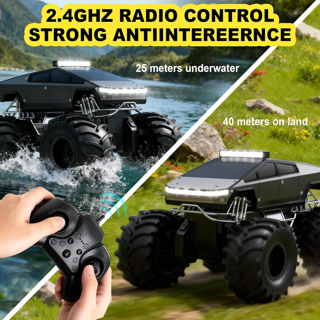 Cokzer Auto a control remoto, autos RC anfibios 1:18, camioneta tod...