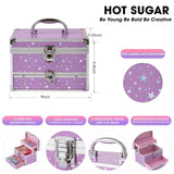 Kit de maquillaje Hot Sugar para adolescentes con estuche de tren,...