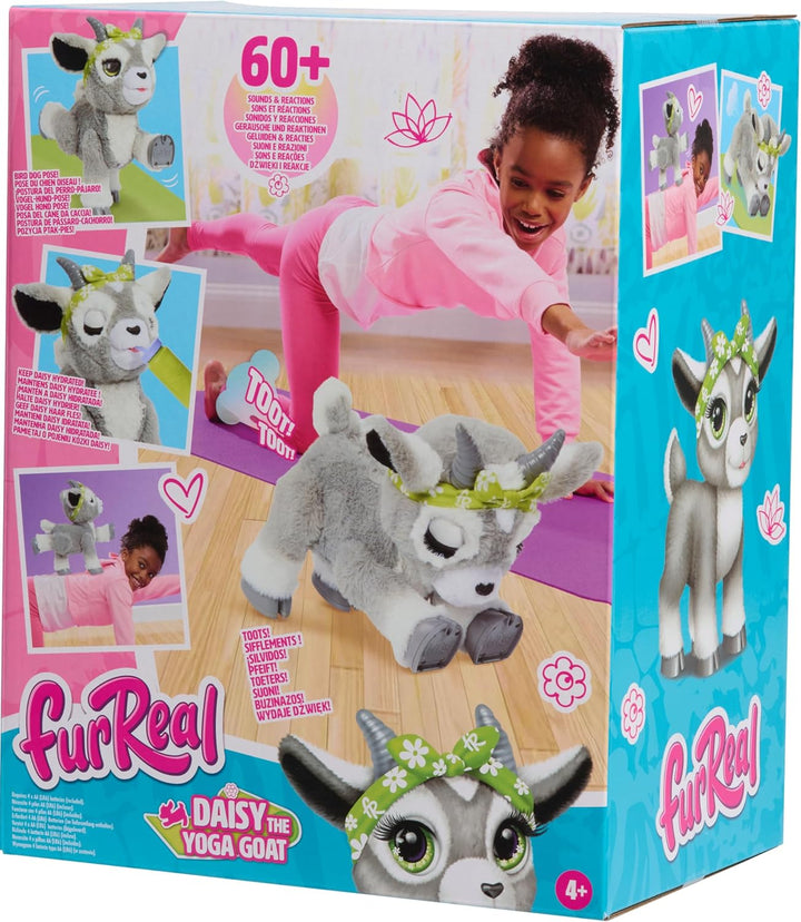 FurReal Daisy the Yoga Goat - Juguete interactivo de felpa