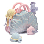 Lambs & Ivy Peluche Interactivo Acuático/Concha Marina con Juguetes de Animales de Peluche