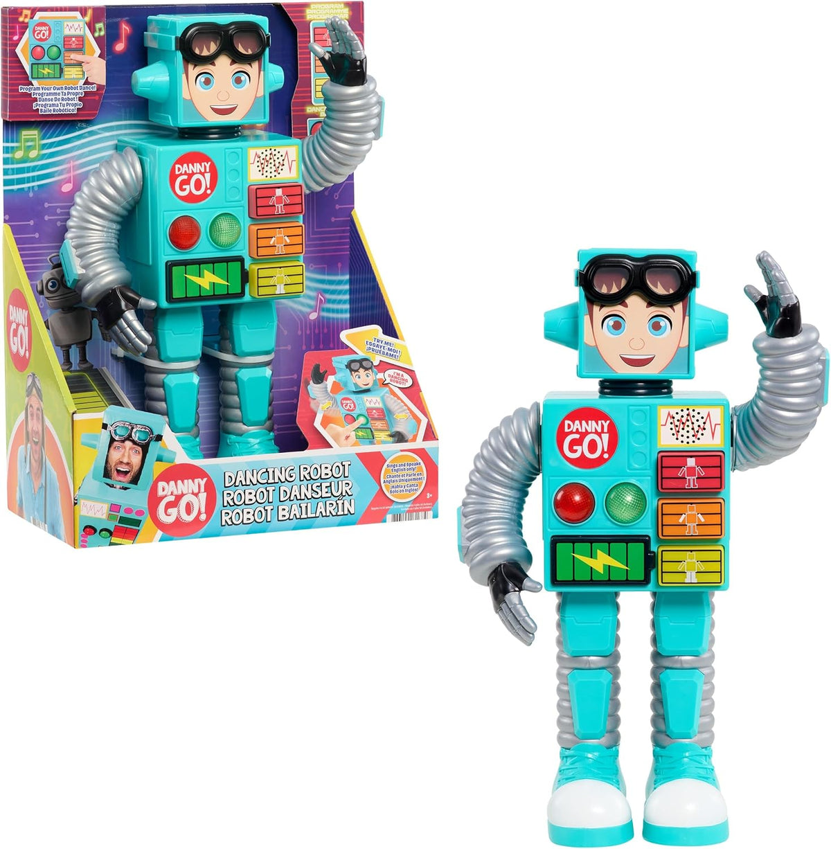 Danny Go! Robot Dancing, Juguete interactivo de baile programable