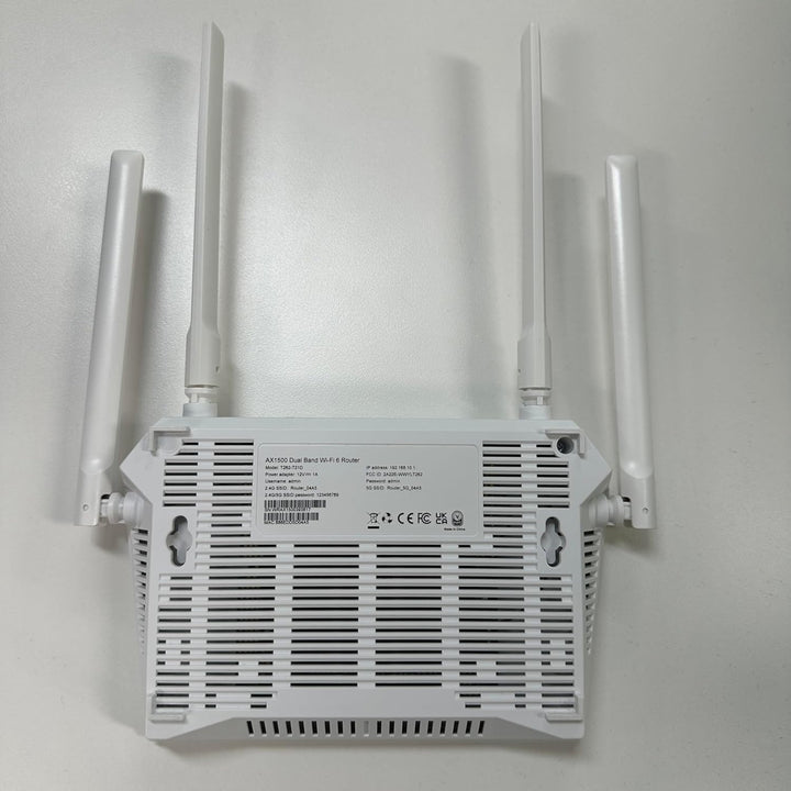 U-SPEED Router AX1500 WiFi 6 Router de Internet inalámbrico de dobl...
