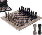 Marble Range - Juego de ajedrez de mármol para adultos, juego de mesa