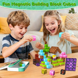 Bloques magnéticos estilo Minecraft bloques de construcción magnéti...