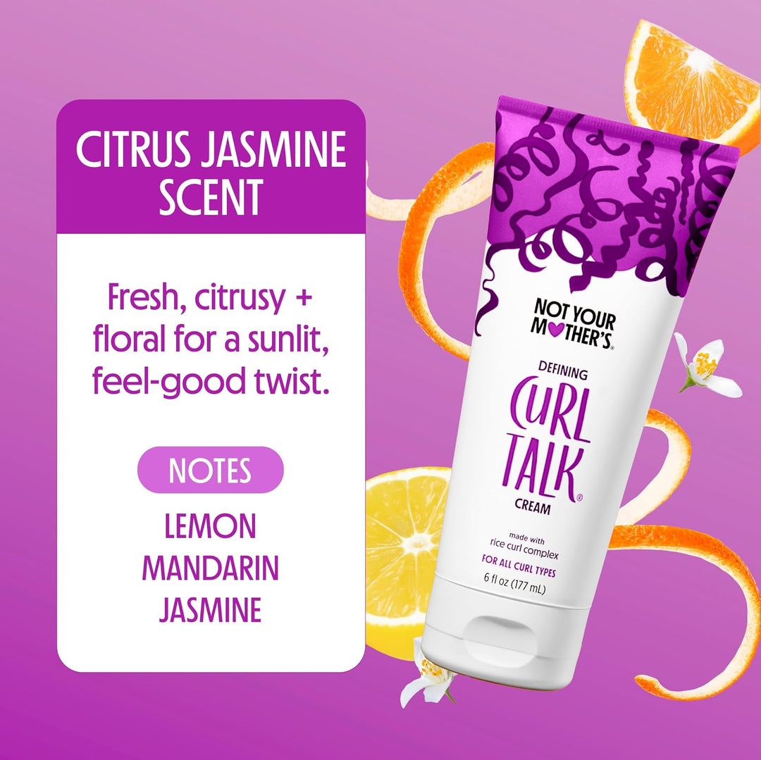 Not Your Mother's Curl Talk - Crema definora, gel de peinado pa...