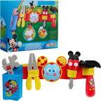 Just Play - Cinturón de herramientas de Mickey Toodles Talk'n de Disney y accesorios de herramientas para juegos de disfraces y simulación, juguetes para niños a partir de 3 años