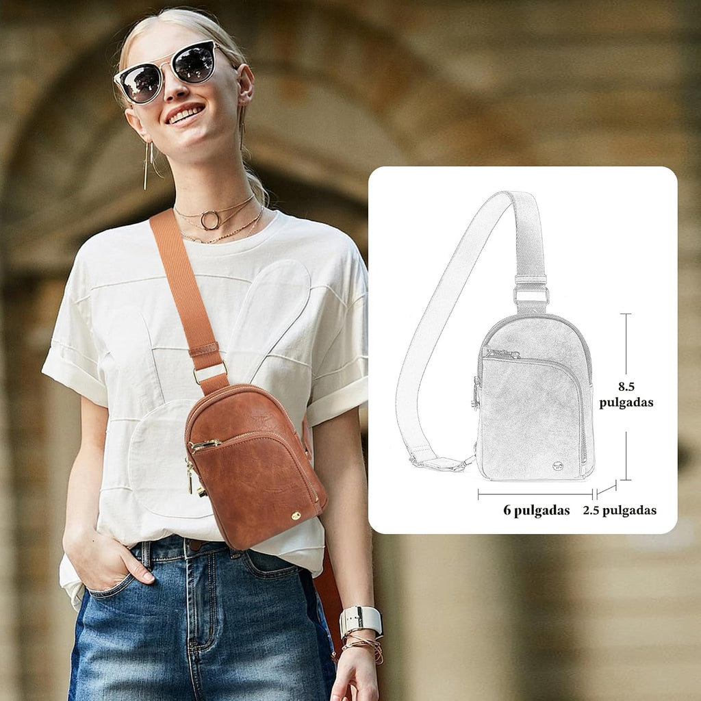 Bolso de viaje pequeño, bolso cruzado antirrobo para mujer