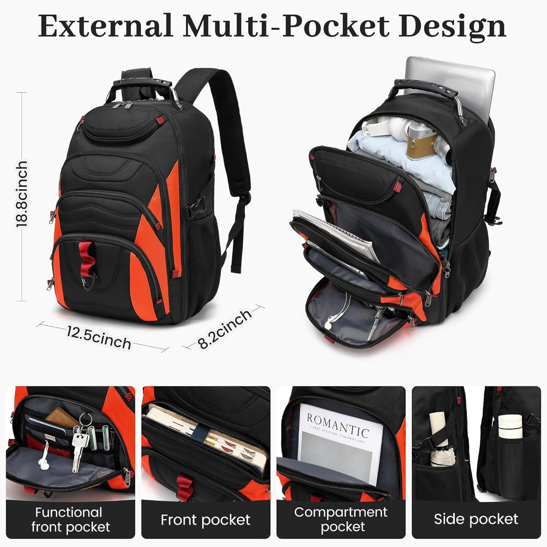 Boavan Mochila de sellado al vacío para viajes con bomba, bolsa gra...