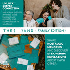 {THE AND} Edición Familiar – 199 tarjetas de conversación familiar para fortalecer las relaciones – Preguntas para que las familias hagan que todos hablen – Divertido juego de unión familiar en la cena o noche de juegos por The Skin Deep