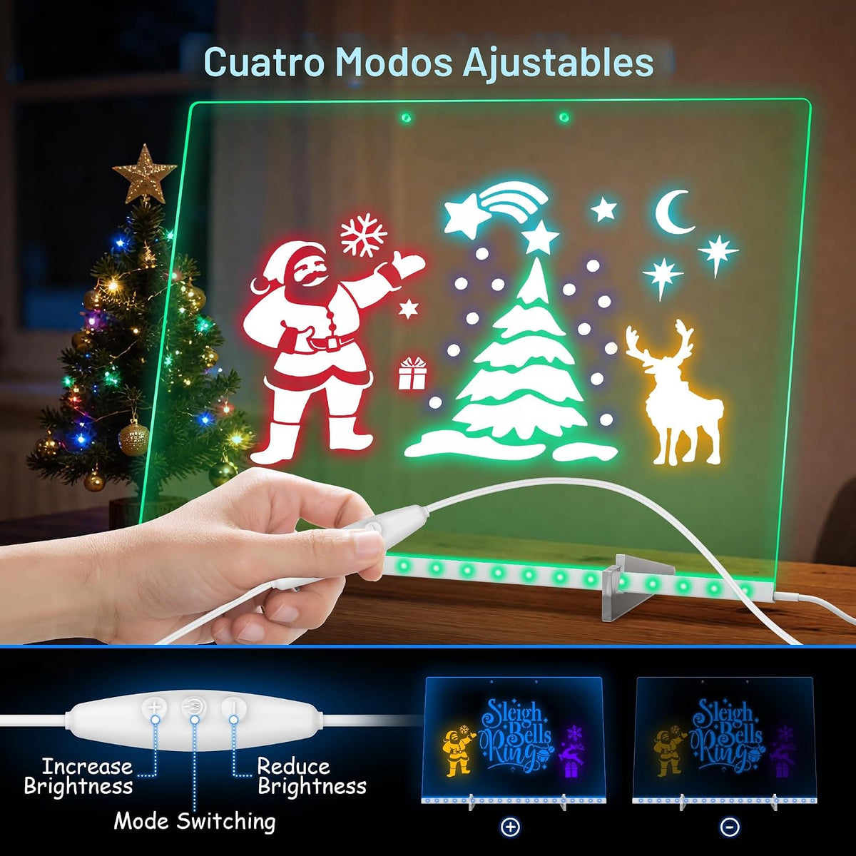 Tablero de dibujo LED de 17 pulgadas para niños, regalo de cumpleaños para