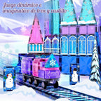 Princess Castle - Azulejos magnéticos para niños de 4 a 8 años con juego de