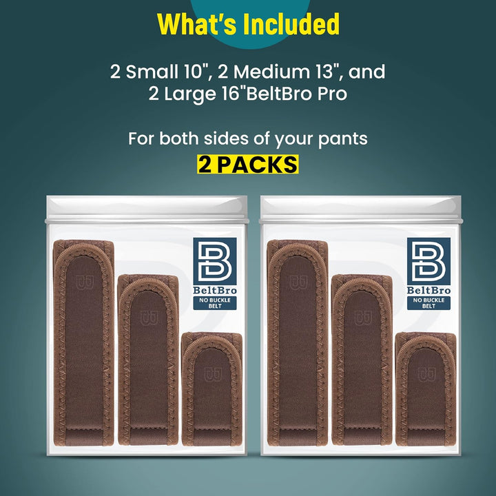 BeltBro Pro para hombres \u2013 Cinturón elástico sin hebilla BeltP...