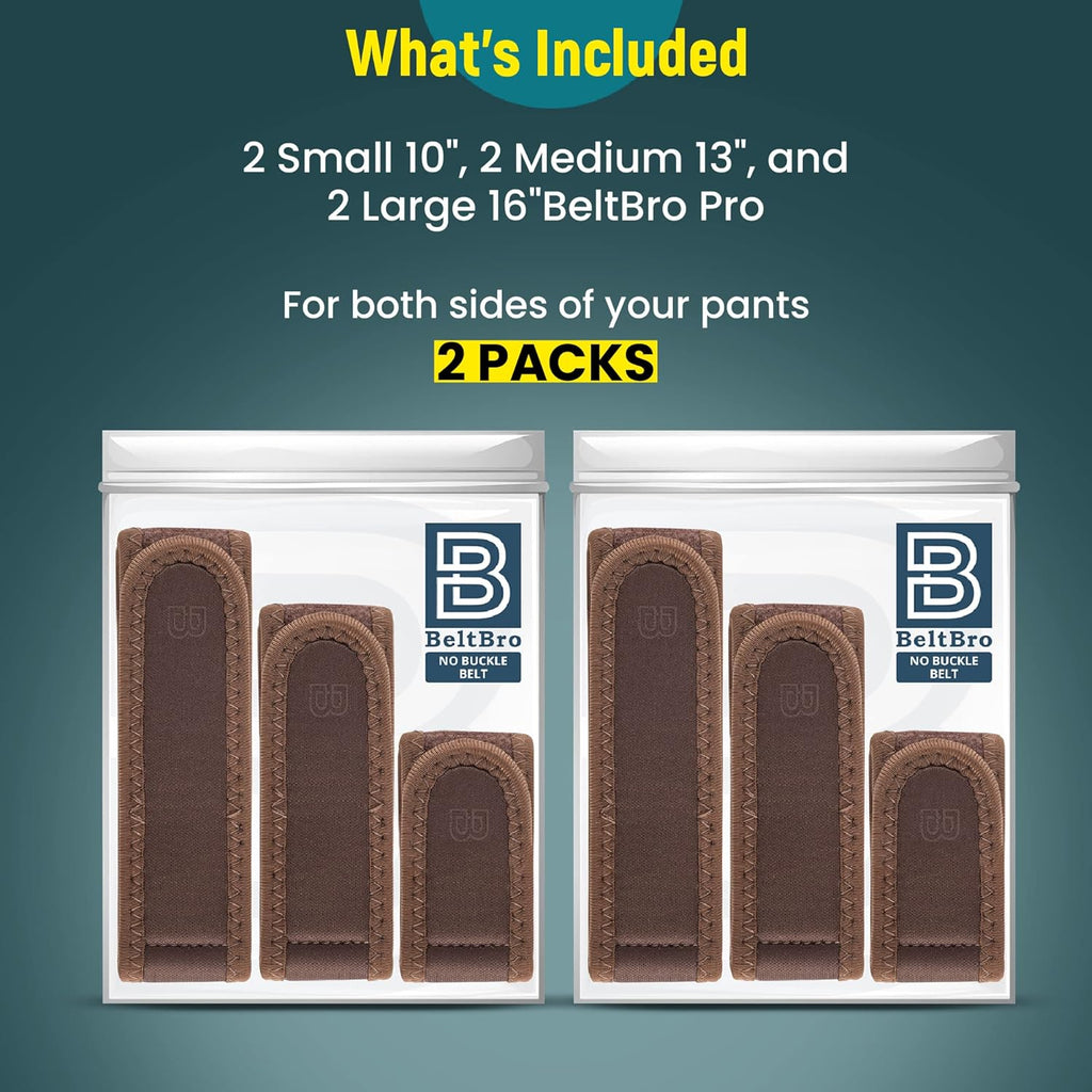 BeltBro Pro para hombres \u2013 Cinturón elástico sin hebilla BeltP...