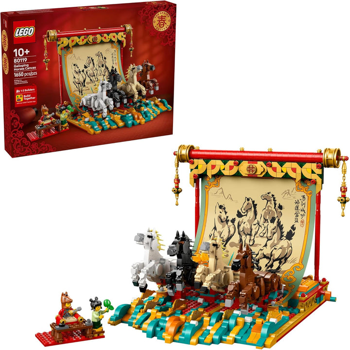 LEGO Juguete de construcción de lona de caballo de galope para el f...