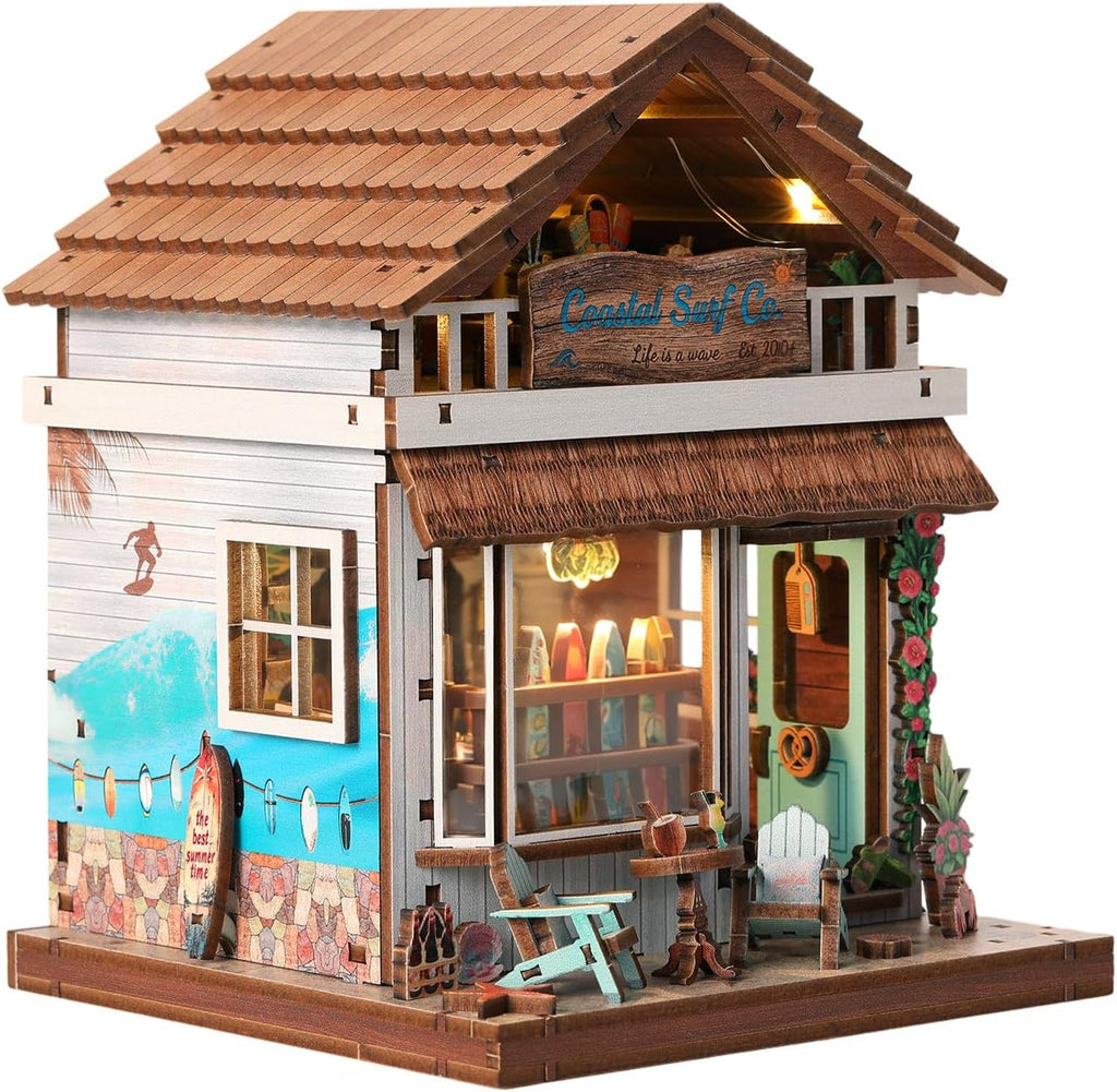 Mini House - Kit de casa de muñecas en miniatura, rompecabezas de
