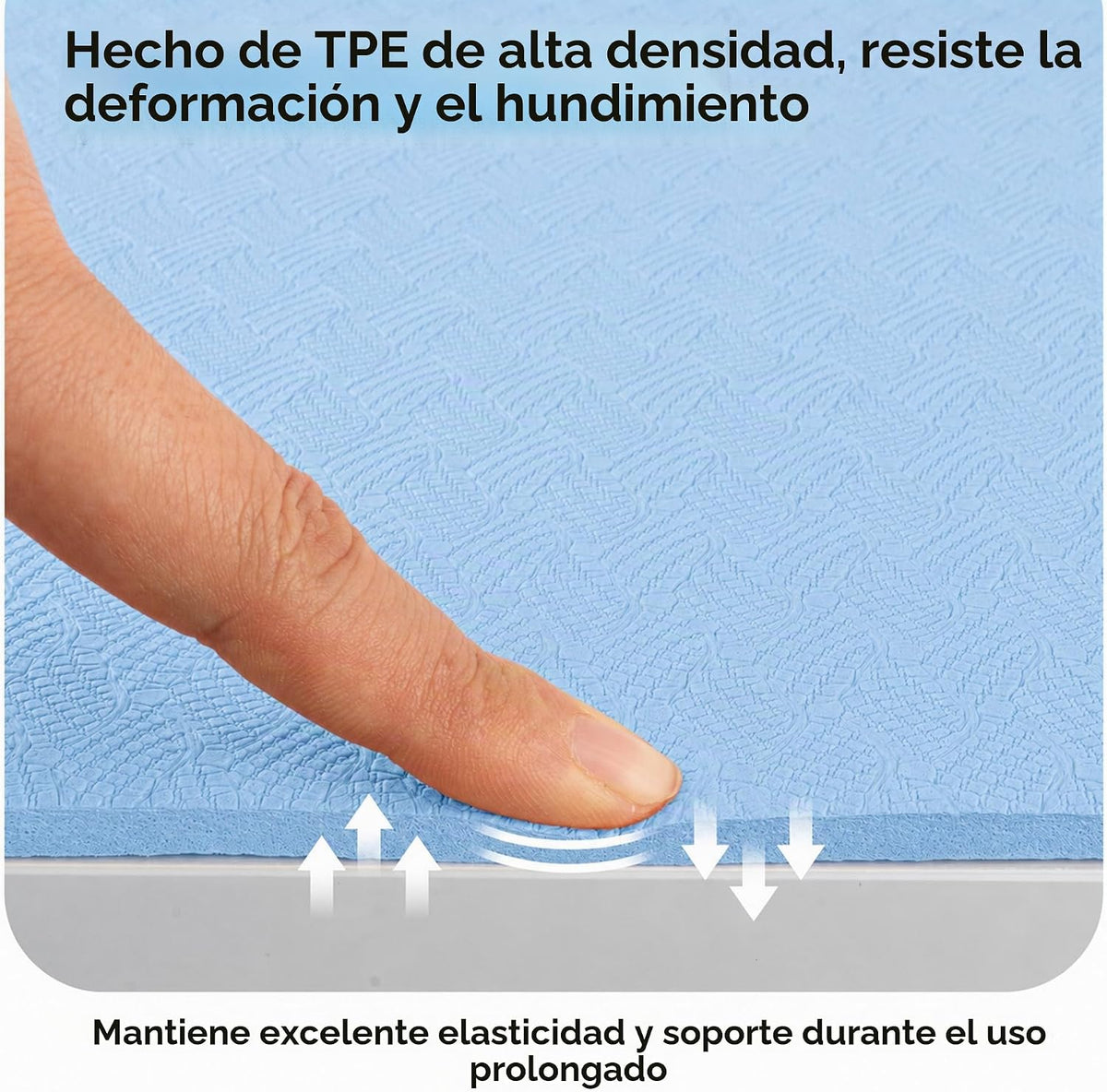 Tapete de yoga extra ancho de 72 x 32 pulgadas, tapete de ejercicio antideslizante de TPE para entrenamiento en casa, tapete de yoga grande de alta densidad de 0.236 pulgadas para hombres y