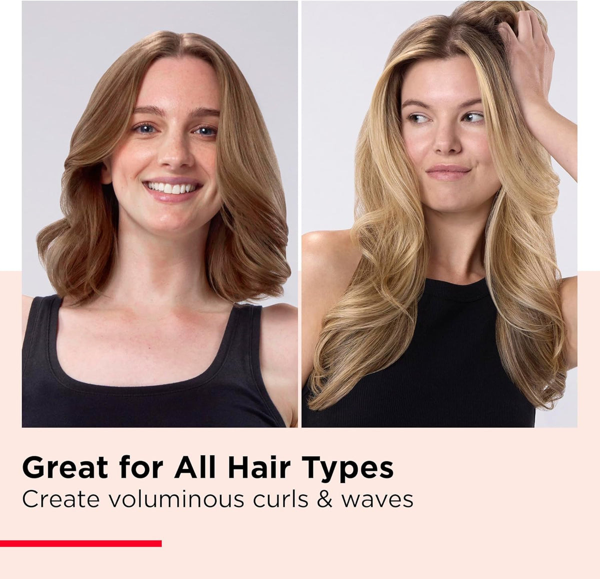Cepillo que voluminiza el cabello calentado de silicón, 1 pulgada,...