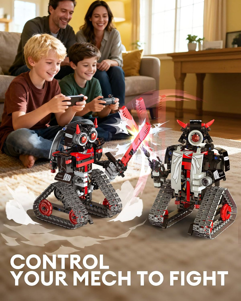 Opmind 5-en-1 STEM RC Robot Building Kit - 443PCS, Gift para Boys Ages 8-13