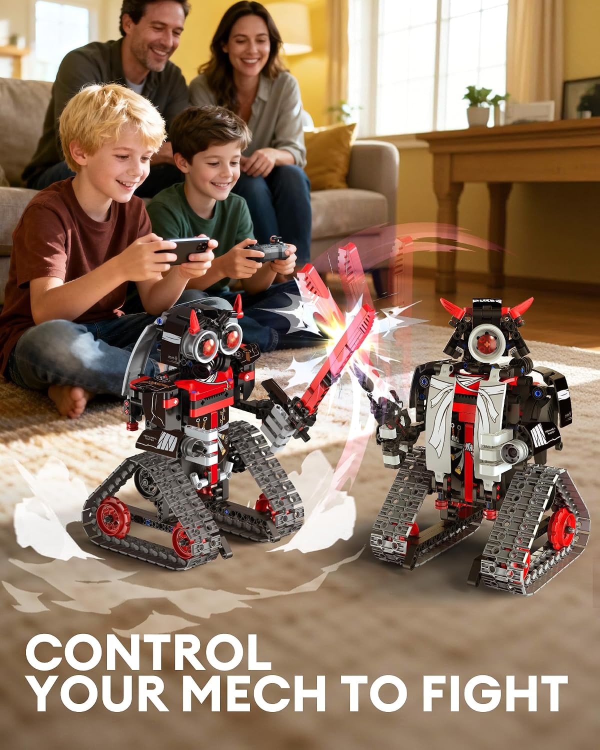 Opmind 5-en-1 STEM RC Robot Building Kit - 443PCS, Gift para Boys Ages 8-13