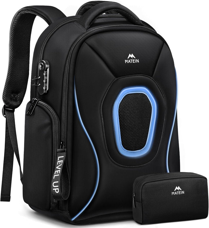 MATEIN Mochila para laptop de 17.3 pulgadas para hombres, mochila d...