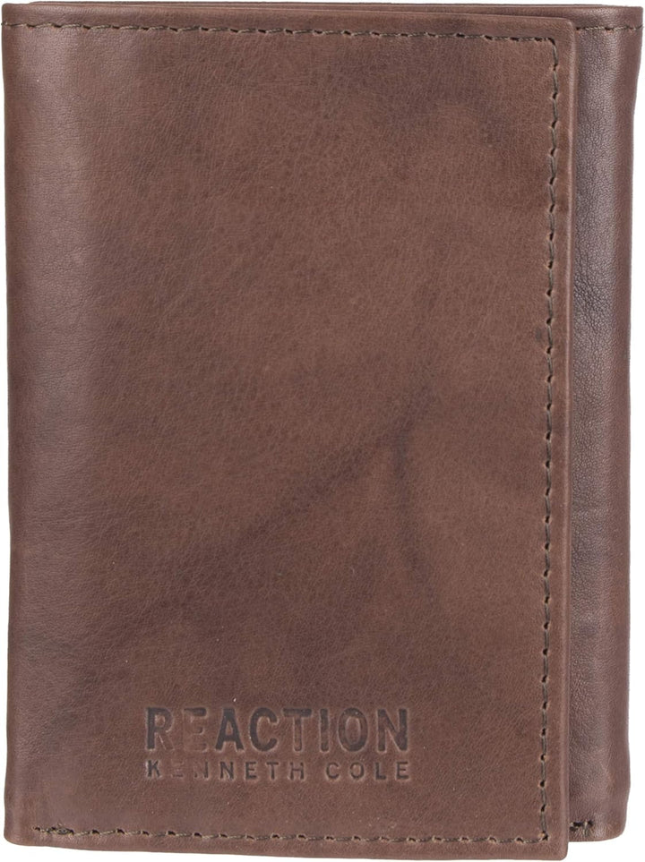 Kenneth Cole - Billetera para hombre de cuero RFID, diseño delgado...