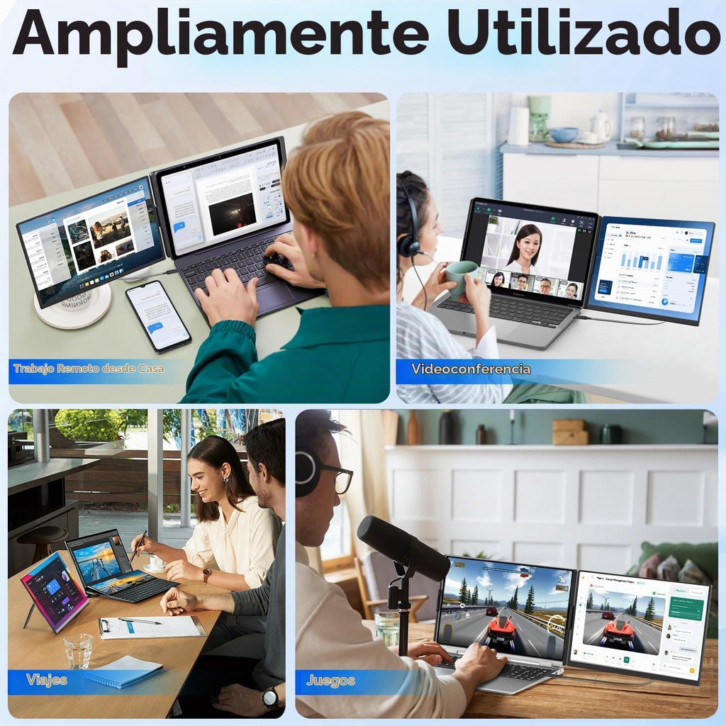 KEFEYA Extensor de pantalla para laptop, monitor portátil IPS FHD 1...