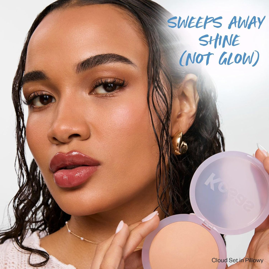 Kosas Polvo Fijador Cloud Set para Rostro - Control de Brillo Suave...