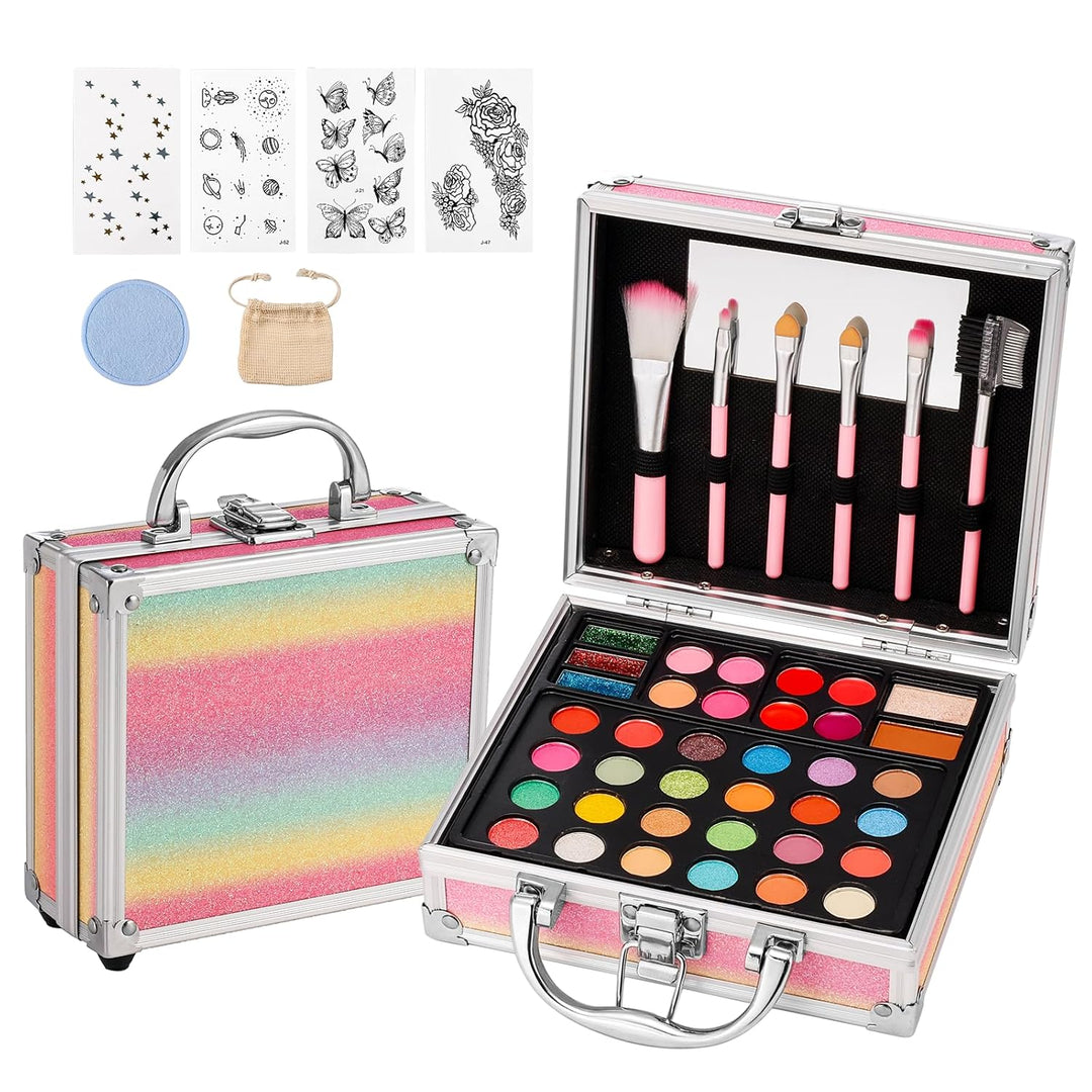 Anpro Kit de maquillaje todo en uno para niñas de 10 a 12 años con...