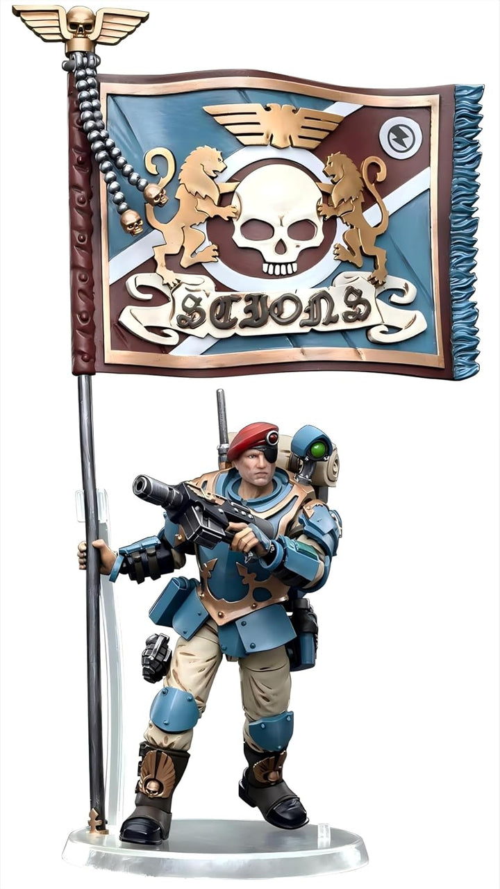 JOYTOY Warhammer - Figura de acción a escala 1\/18 40K Astra Milita...