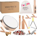 Stoie's Instrumentos musicales de madera para niños pequeños co...