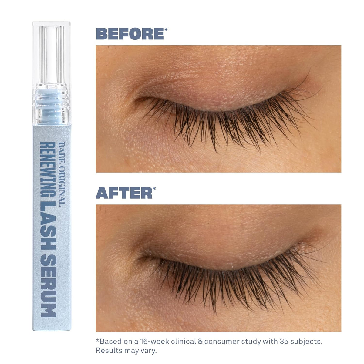 BABE ORIGINAL Renewing Lash Serum - Suero de pestañas con infusión...