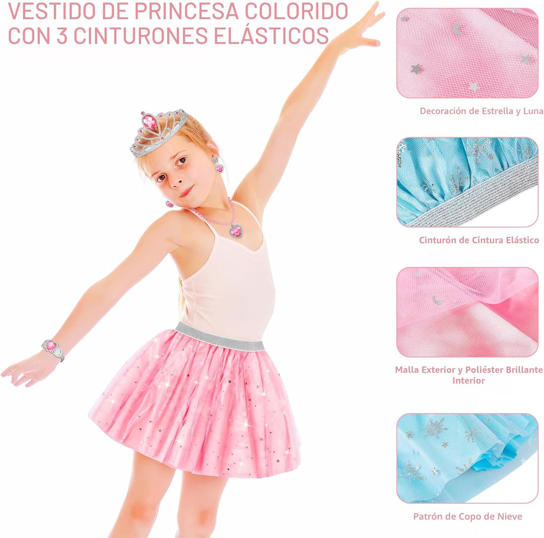 LJZJ Princess Dress Up Toys &amp; Jewelry Boutique, Girls Role Play...