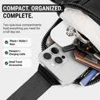Bolso bandolera de viaje para hombres y mujeres, bolsas cruzadas antirrobo
