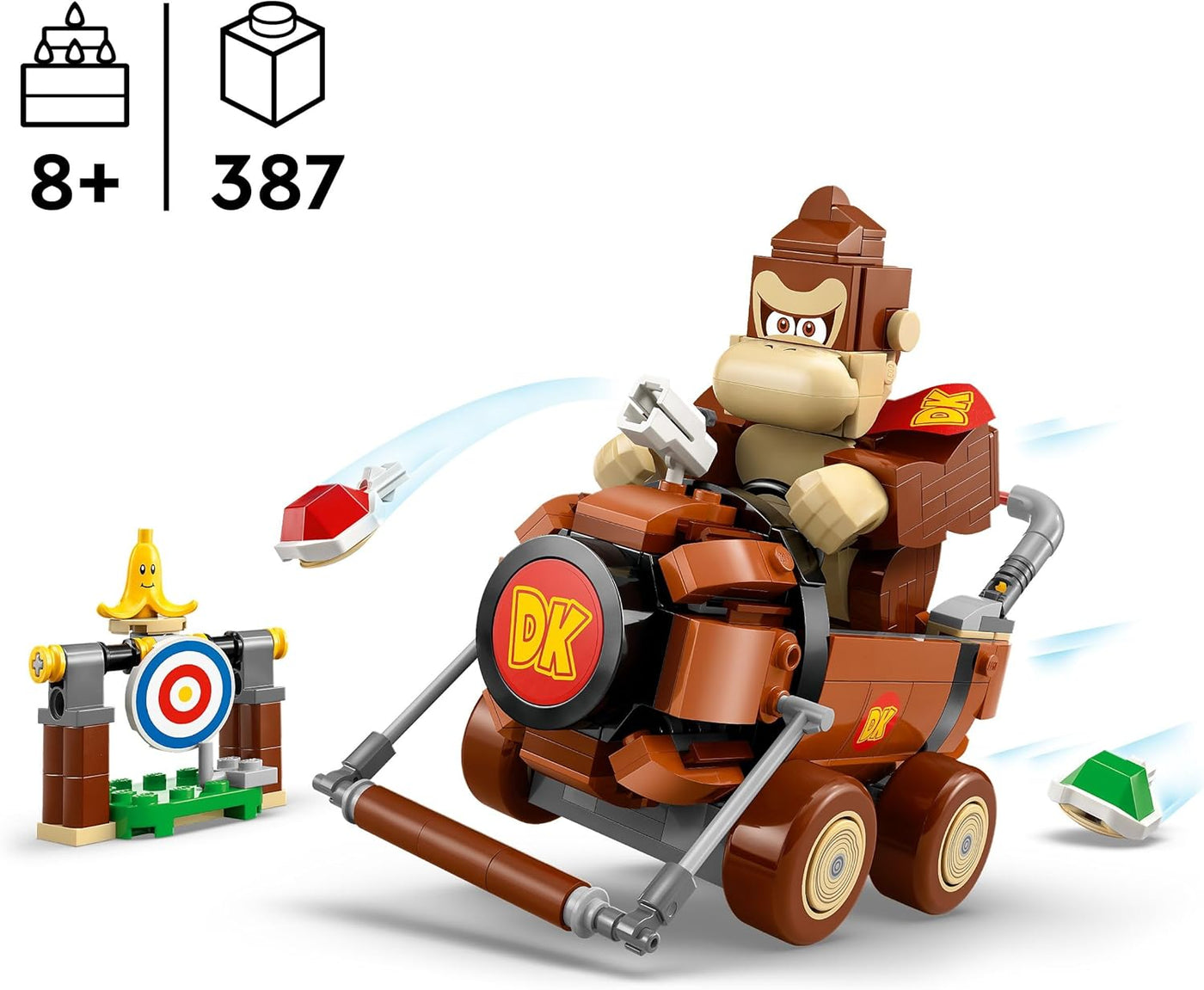Lego Super Mario Kart(TM) - Donkey Kong y DK Jumbo Toy Bloques de r...