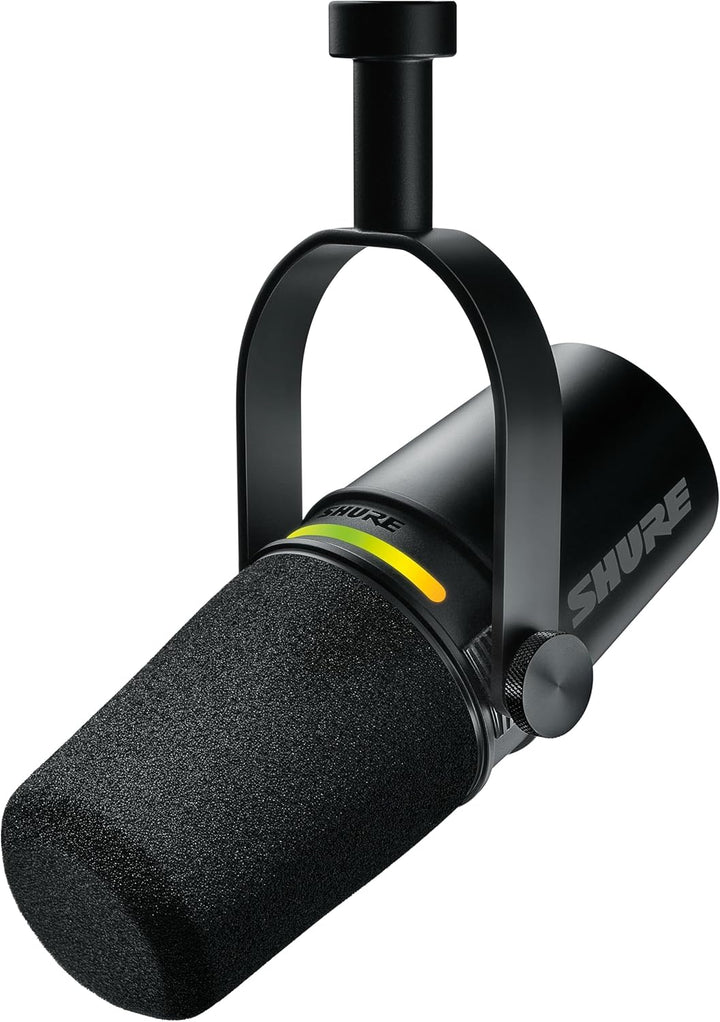 Shure MV7+ - Micrófono dinámico para podcasts, certificado OBS, aud...