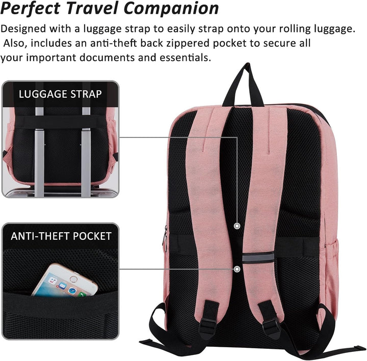 MAXTOP Mochila para laptop, mochila antirrobo de negocios [resisten...