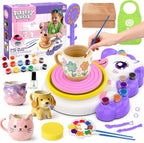 Rueda de cerámica para niños, kit de manualidades de unicornio para niños de 6 a 12 años