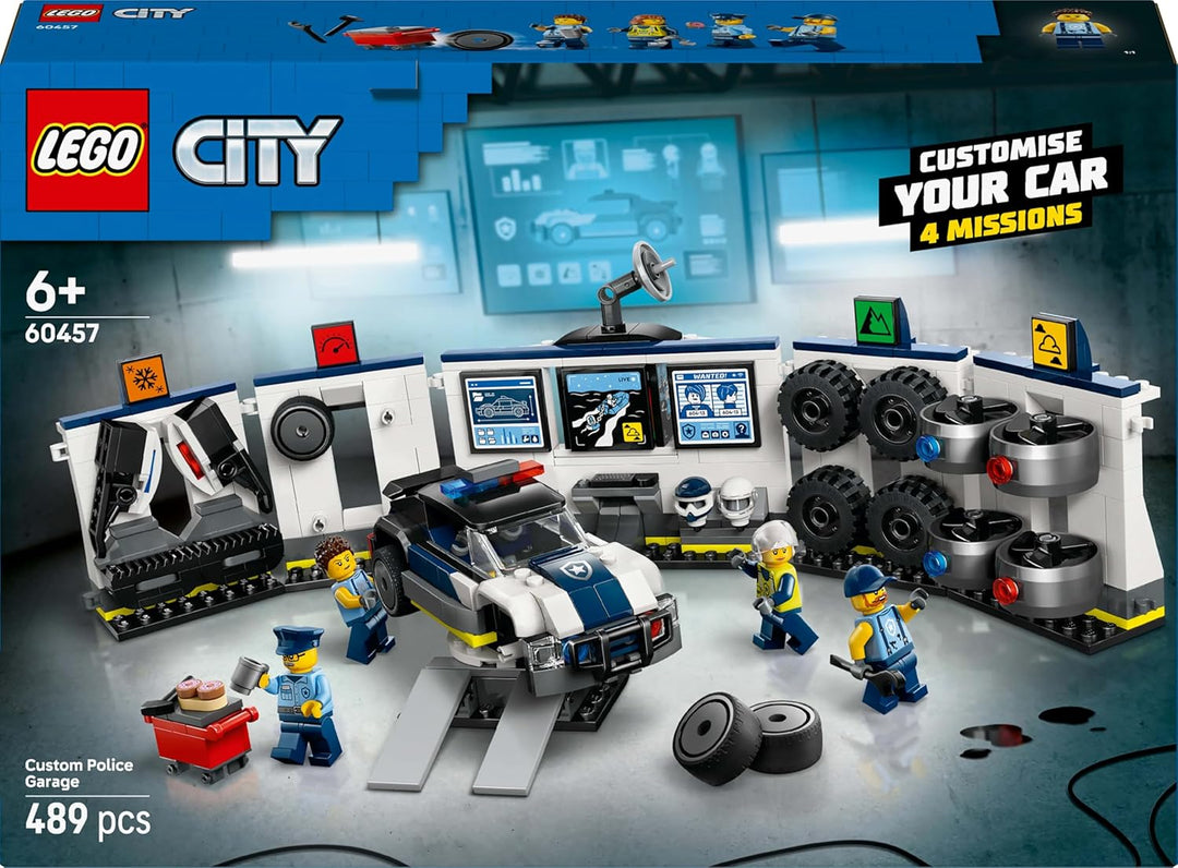 LEGO City Police Car Custom Shop 60457 Toy Blocks, Boys, Girls, 6 Y...